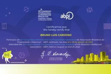 Participação no 42º Congresso Internacional da Propriedade Intelectual da ABPI